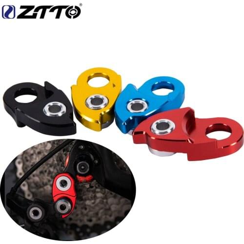 ZTTO MTB Road Bike Rear Hanger Derailleur Extension CNC 6061 aluminum hook Extender For Parts 11 42 46 50 52t Cassette Colorfu
