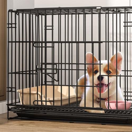 Foldable portable iron wire mesh plastic spraying rust prevention Kennel metal dog pigeon rabbit pet big net cage