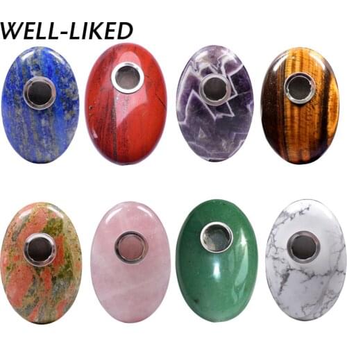 2020 1pcs Natural Opal Crystal Smoking Pipes Healing Cigarette Pipe for Tabocco Rough Handlebar Crystal Pipe Wholesale Gifts