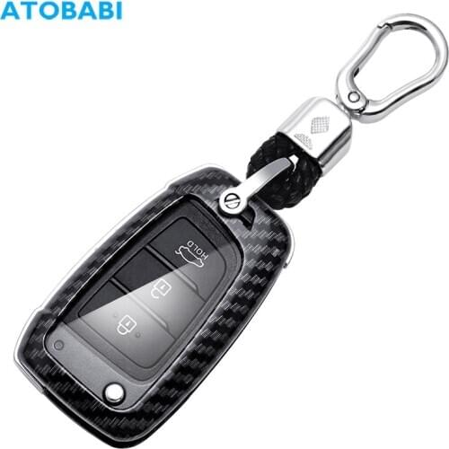 ABS Car Key Cases Keychain Remote Control Protector Cover For Hyundai Kona Tucson Elantra Accent Solaris Verna Accent 2018 2019