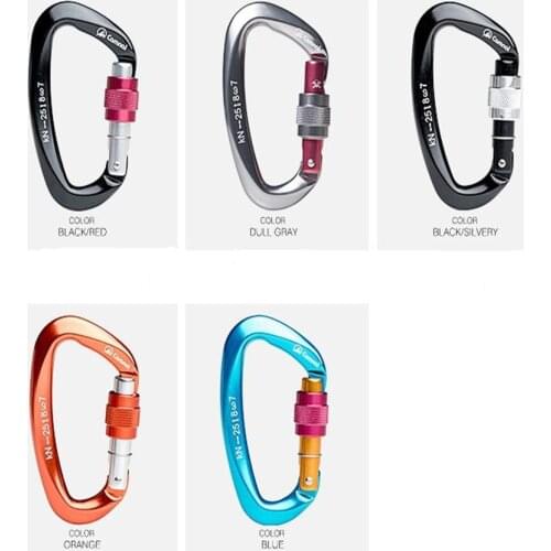 Climbing Carabiner D-character Heavy Duty Climbing Buckle For Camping Hiking