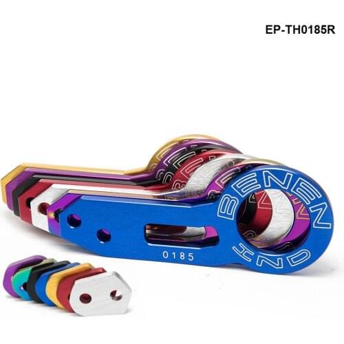 Anodized Universal Rear Tow Hook Billet Aluminum Towing Kit For Jdm Racing EP-TH0185R