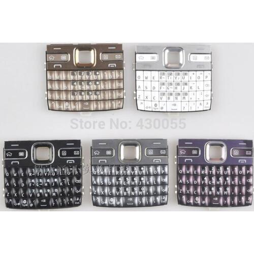 White/Black/Gold/Grey/Purple New Housing Main Function Keyboards Keypads Buttons Cover For Nokia E72 , Free Shipping