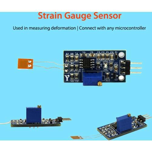 Elecrow Strain Gauge Sensor Bending Modules Weighing Amplifier Voltage Output Electronic Pressure Gauge Shield Module DIY Kit