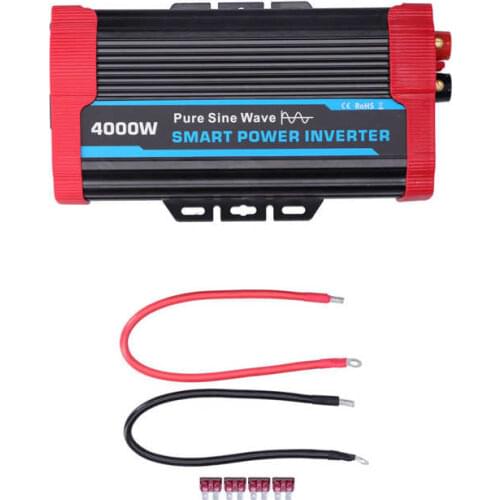 Inverter Pure Sine Power Car Adapter DC 12V to AC 220V-240V Converter Peak 8000W