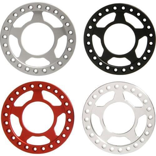 YEAHRUN 4Pcs/set Alloy Replacement Wheel Beadlock Ring For 1.9" TRX-4 SCX10 D90 1/10 RC Crawler