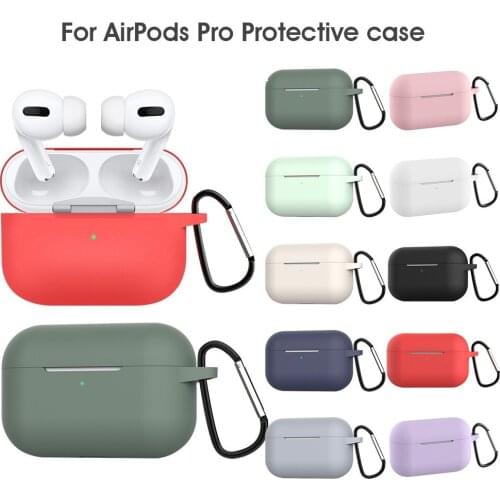 Mini Soft Silicone Case For Apple Airpods Shockproof Cover For Apple AirPods Earphone Cases for Air Pods Pro Protector Case