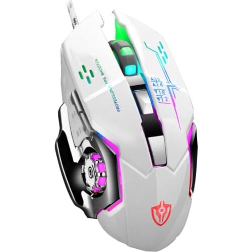 Ergonomic Wired Gaming Mouse 6 Button LED 3200 DPI USB Computer Mouse Gamer Mice Silent Mause With Backlight For PC Laptop