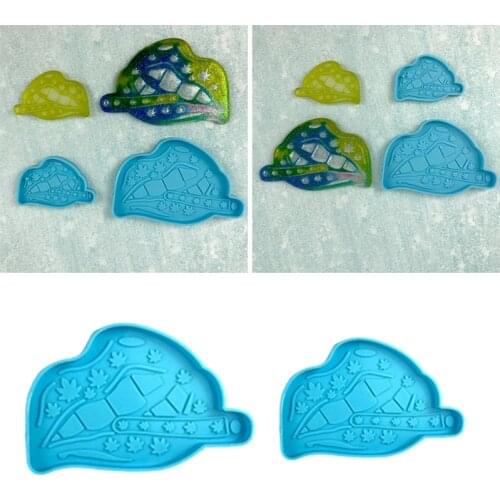 N7MF Lip Shaped Coaster Cup Mat Pad Epoxy Resin Mold Keychain Pendant Silicone Mould DIY Crafts Ornaments Jewelry Tool