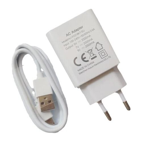 Original Oukitel K8000 Charger 5V 7V 9V EU Europe Standard Fast Charging Adapter for Oukitel MIX 2 Mobile Phone