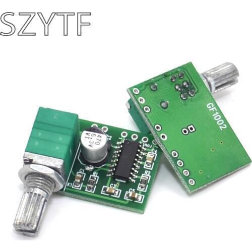 PAM8403 mini 5V digital amplifier board with switch potentiometer can be USB powered