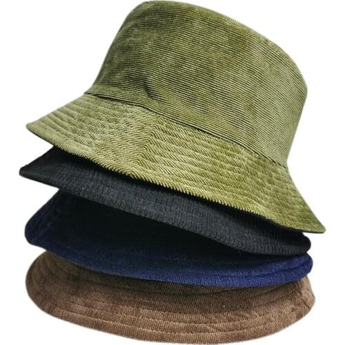 Reversible Bucket-Hats Men Women Street Trend Sunscreen Fisherman Cat Cotton Fashion Anti-sun Panama Hat 2021 New