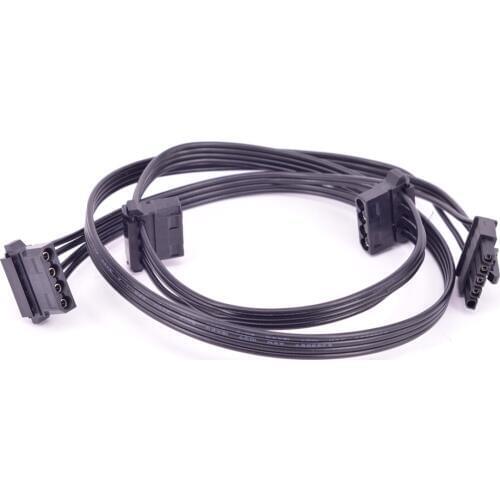 5Pin to 3 Port Peripheral 4 Pin Molex IDE Power Supply Cable for Cooler Master V650 V750 V850 Gold V1000 V1200 V1300 Platinum