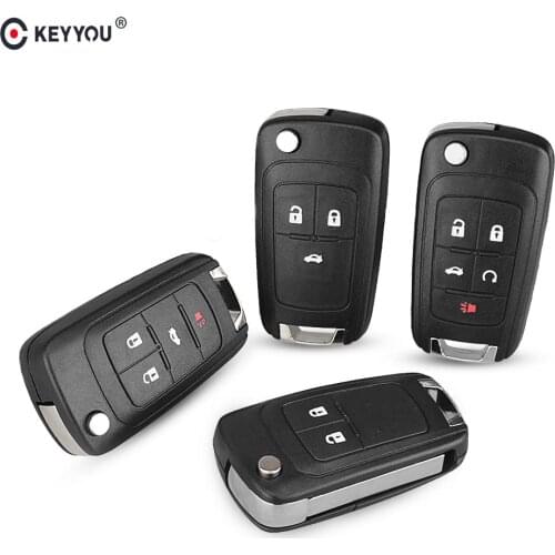 KEYYOU For OPEL/VAUXHALL For Astra J Corsa E Insignia Zafira C 2009 2010 2011 2012 2013 2016 Flip Folding Remote Key Case