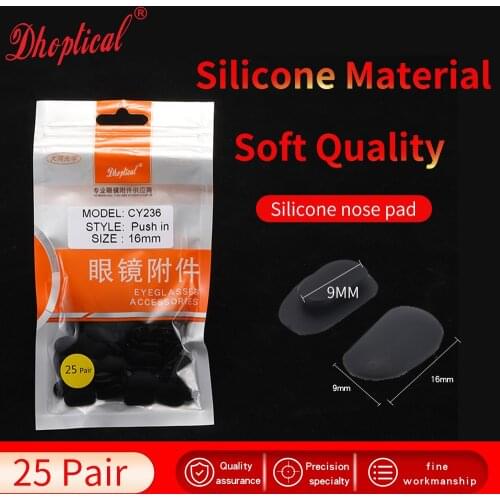 Sunglasses nose pad silicone nose pad 50pcs black nose pad glasses accessories wholesale