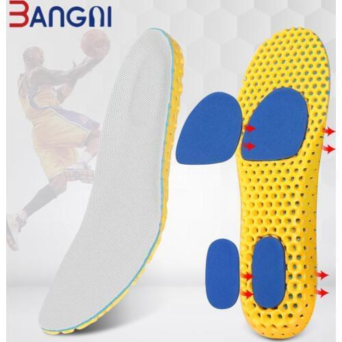 3ANGNI Osley Sport Insoles Light Soft Insoles Ortholite EVA Foam Insole U-Deep Cup Arch Support Insert Woman Men For Feet