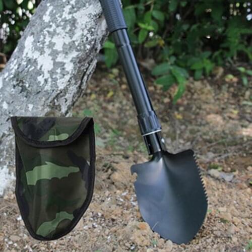 Outdoor Tactical Camping Shovel Multitool Folding Shovel Lifter Mounted Shovel Fishing Outdoor Emergency Camping Tool