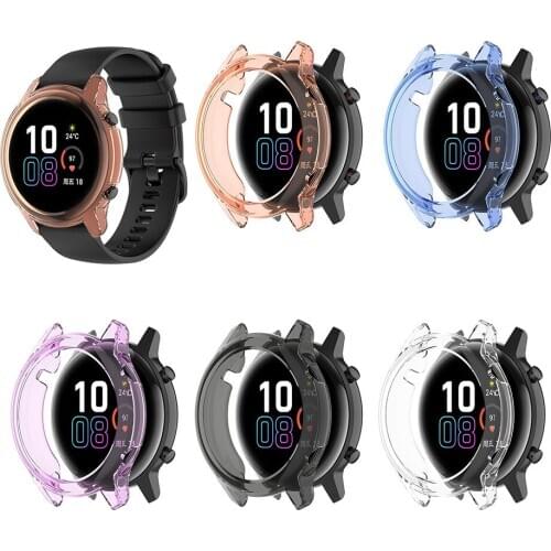 Ultra-Thin TPU Transparent Screen protective Case For Huawei Honor Magic Watch 2 42mm 46mm Protector Cover frame Shock-resistant