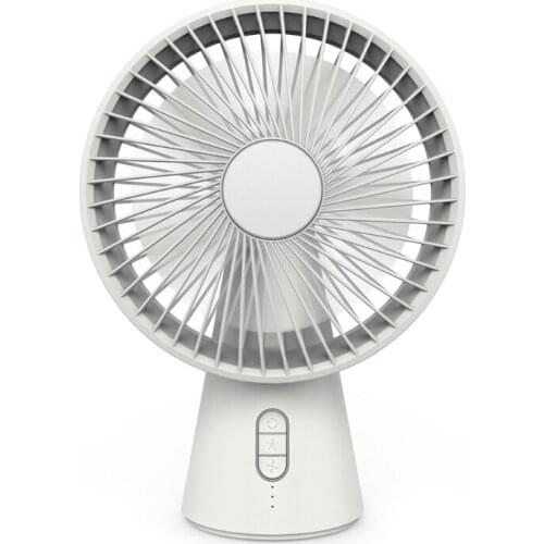 USB Desk Fan 4000mAh Battery Portable Fan Rotatable Shaking Head Table Fan 40JB