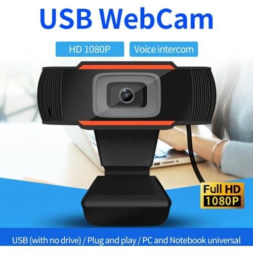Webcam HD Desktop Laptop PC Web Camera 720p with Microphone USB Plug and Play Teaching Live Conference Computer Cameras HD1080p