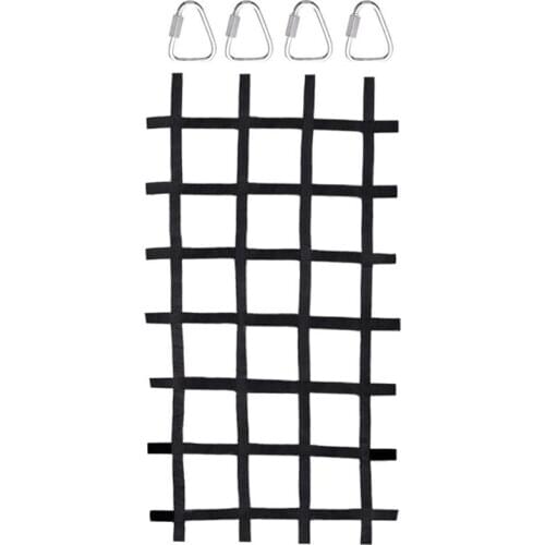 Indoor/Outdoor Climbing Net (90 Inches x 48 Inches)-Playground Freight Net-Swing Climbing Net-Children Climbing Net