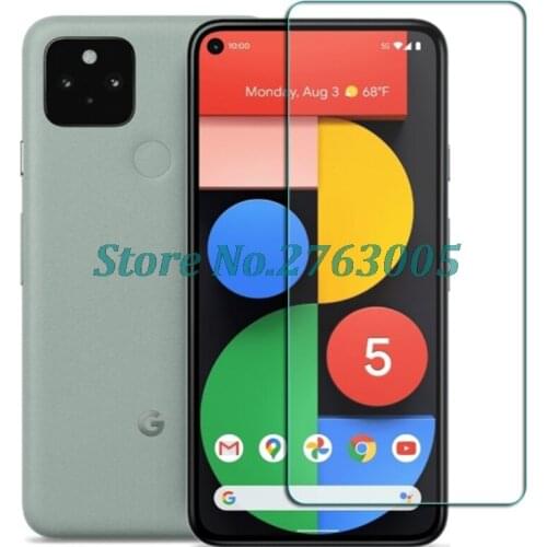 Tempered Glass For Google Pixel 5 GD1YQ, GTT9Q Protective Film Screen Protector Phone Cover