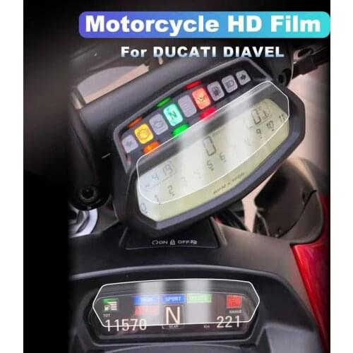 For Ducati XDiavel (S) 2016+ / Diavel 1260 1260s 2019+ 2020 NANO GLASS Motorcycle Dashboard Screen Protector Instrument
