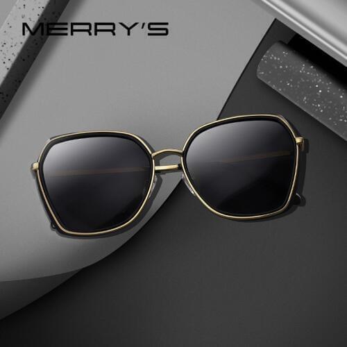 MERRYS Women Fashion Polarized Sunglasses Ladies Luxury Brand Trending Sun glasses UV400 Protection S6338