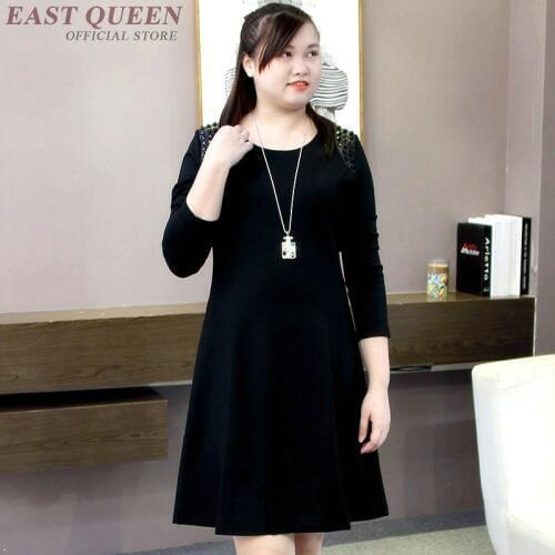 Women spring summer dress maternity dresses tunic a-line knee-Length dresses women formal long office full dress DD307 F