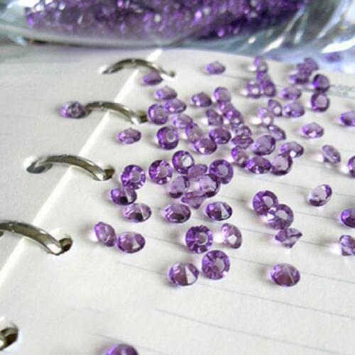 1000 PCS 4.5mm Acrylic Crystals Fake Diamond Confetti DIY Handicraft Wedding Table Scatters Centerpiece Event Party Decoration