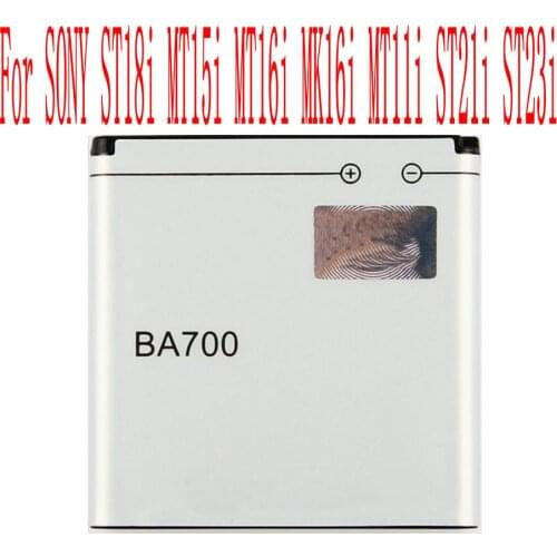 High Quality 1500mAh BA700 Battery For SONY ST18i MT15i MT16i MK16i MT11i ST21i ST23i Cell Phone