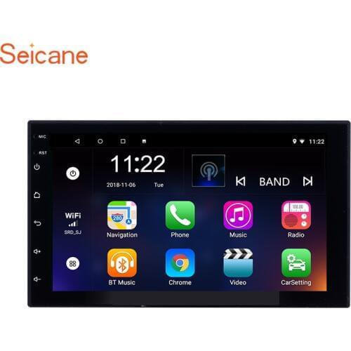 Seicane Universal 2 Din Android 8.1 Car Radio Quad-core Bluetooth GPS Multimedia Player For Honda Kia Nissan Suzuki Toyota VW