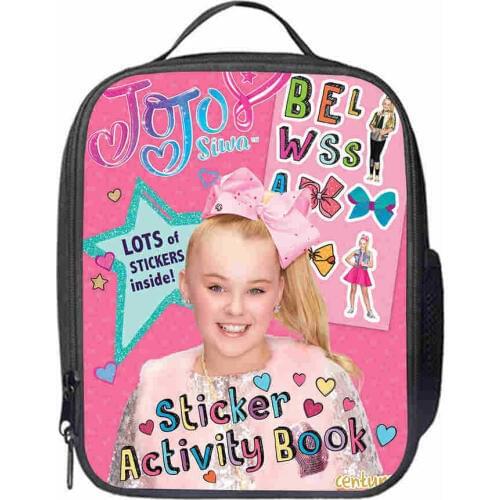 Kids Lunch Bag Pranzo Tote Waterproof Oxford Insulated rectangular cooler Box Crossbody Bags Handbag Children New Gift