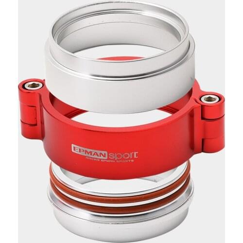 Epman Exhaust V-band Clamp w Flange System Assembly Anodized Clamp For 3" OD Turbo Intake Charge Piping EPKKA76