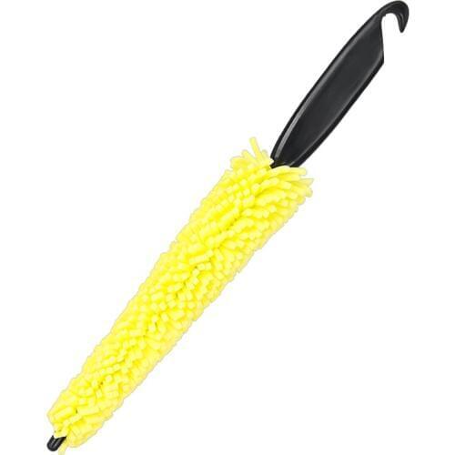 Sponge tire cleaning brush wheel brush steel bell brush multi-function car cleaning brush