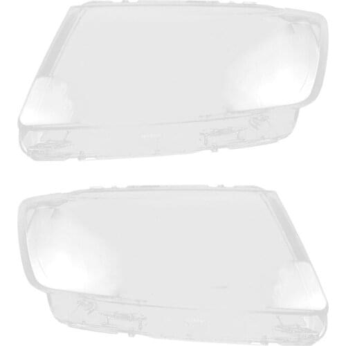 2 Pcs Car Headlight Lens Cover Transparent Head Light Lamp Shell for Jeep Grand Cherokee 2011 2012 2013 Left & Right