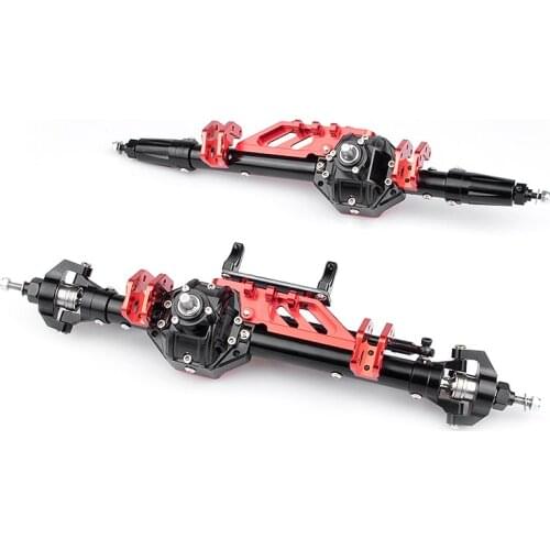 KYX 1/10 RC Car Dimond Metal Front and Rear Axle for Axial Wraith