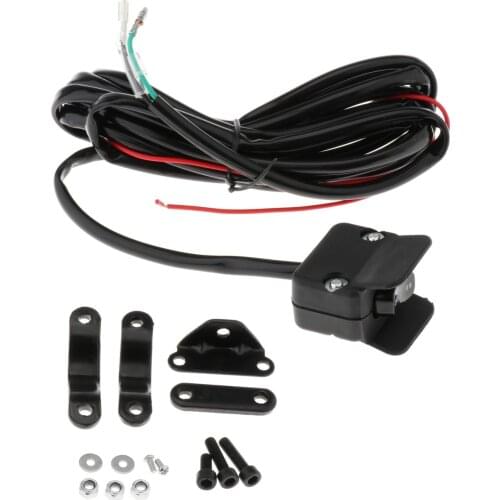 3meter Mini 12V Winch Rocker Thumb Switch with Mounting Bracket for ATV Professional Accessories