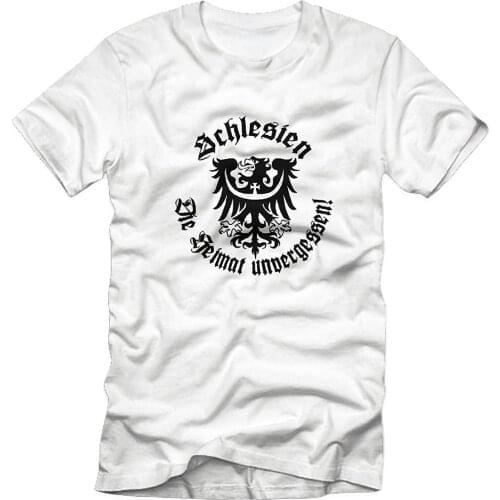 Men T-Shirt with German Arms Logo Short Casual 100% COTTON O-Neck Shirts