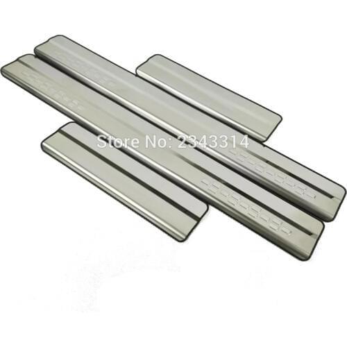 For Toyota RAV4 RAV 4 2014 2015 2016 2017 2018 Stainless Scuff Plate Door Sill Guard Pedal Protector Trim Car Styling Accessory