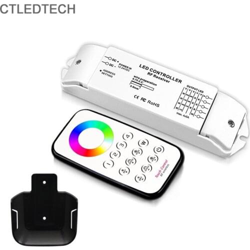 All New T8 RGBW Remote 4 zone Control Wireless Controller Area scene RF controller 12V24V5Ax4CH for RGBW Strip Light