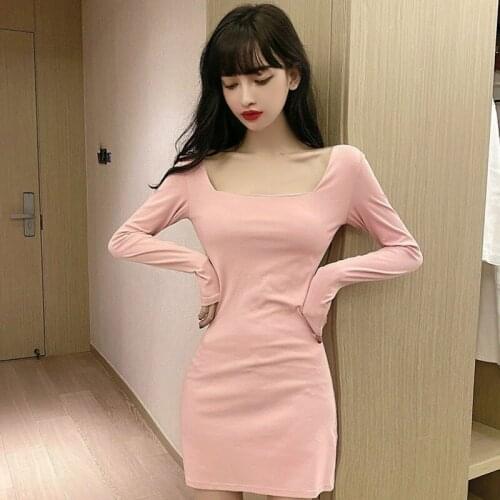 Модные трикотажные платья OLOMLB China At AliExpress