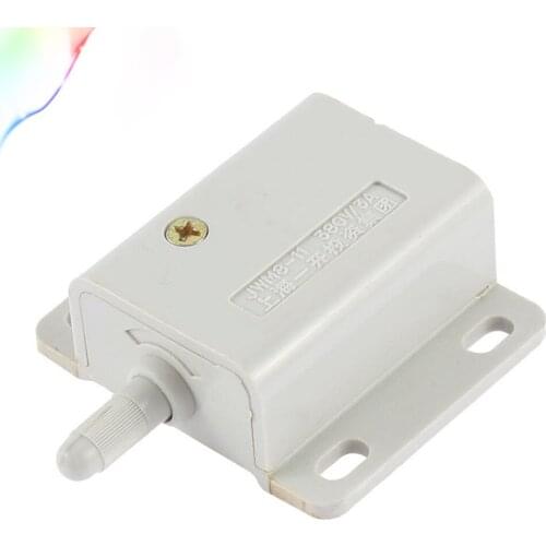 AC 380V 3A Push Rotate Turn Reset Self-locking Type 1NO 1NC Door Switch