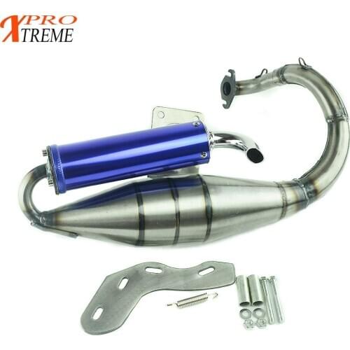 Full Exhaust System Muffler Pipe Scooter Moped Racing For Honda DIO DIO50 AF18 AF24 AF27 AF28 AF30