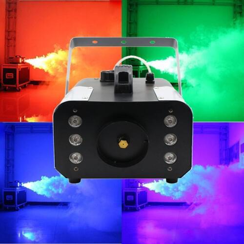 Professional Disco DJ Equipment 900W Smoke Machine Wireless Remote Wire Control Fog Machine RGB 3in1 for Performance/Party/Show