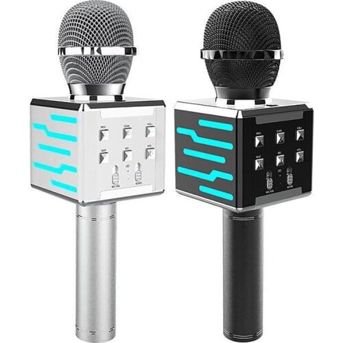 1pc Wireless Microphone USB Professiona Handheld Player Bluetooth Microphone Speaker for PC/iPhone/iPad/Tablet
