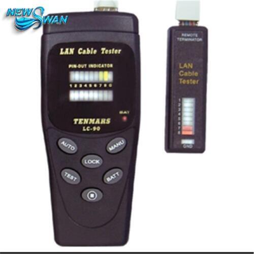LC-90 Lan Network Cable Analyzer Network Cable Meter With Automatic Scan Manually Network Cable Tester Conduction