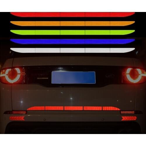 Car Body Trunk Reflective Sticker Warning Strip Tape For Volkswagen POLO Golf 5 6 7 Passat B5 B6 B7 Bora MK5 MK6 Tiguan