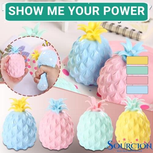 SWT Office Pressure Decompression Toy Release Antistress Toy Simulation Flour Pineapple Fidget Toy Stress Balls Toy For Children