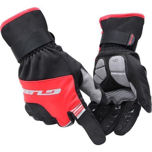 1 pair Outdoor windproof warm touch screen gloves mountain bike riding gloves all refers to bicycle riding gloves equipment